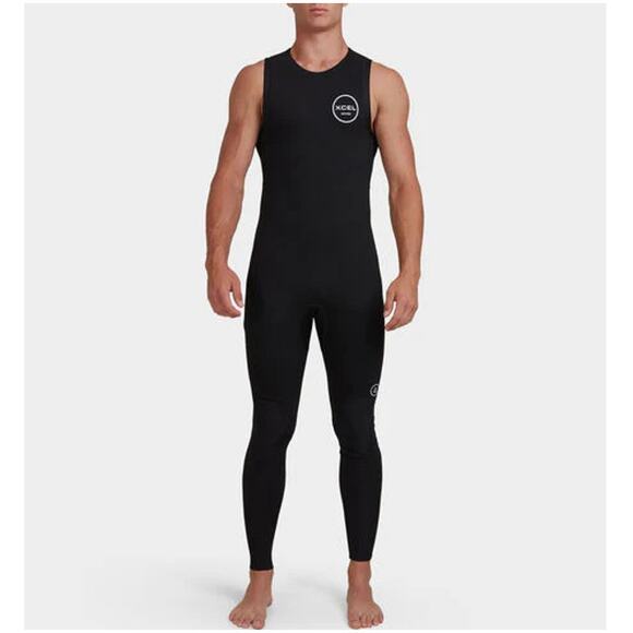 XCEL Men's Black John 2MM Axis Long Wetsuit Size M - Picture 1 of 8